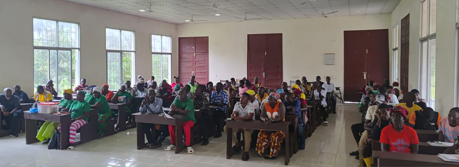 “Concern Farmers Association” of Tienii, Tewor District, in a town hall meeting with Dr. J. Alexander Nuetah