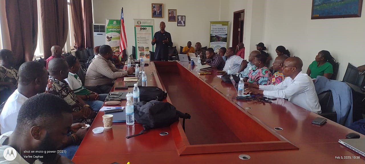 Monrovia, February 5, 2025 – In a major step toward transforming Liberia’s agricultural landscape, the Ministry of Agriculture, in collaboration with ECOWAS, hosted a round-table  National Consultations and Partnership Workshop on the Transitioning of Agroecology into Liberia’s National Agriculture Plan. The high-level gathering, held in the ministry’s conference room at the Ministerial Complex, brought together over 80 local partners from various institutions, including government agencies, research bodies, Technical Vocational Education and Training (TVET) Centers, farmer cooperatives, and international development organizations. Opening the workshop, Deputy Minister for Planning and Development, Hon. David K. Akoi, representing Agriculture Minister Dr. J. Alexander Nuetah, emphasized the critical role of agroecology in ensuring food security, improving soil health, and reducing dependence on harmful synthetic chemicals. He urged participants to contribute their expertise, noting that integrating agroecological practices into the National Agriculture Development Plan (NADP) would strengthen Liberia’s agricultural resilience and enhance food production nationwide. “This initiative is about empowering our farmers to produce safe, quality, and healthier food while preserving our environment,” he stated. Providing a strategic overview of the initiative, Halala Willie Kokulo, Director of the Division of Land Development and Water Resources and National Correspondent (NC) at the Ministry of Agriculture, outlined ECOWAS’ commitment to promoting sustainable farming. As part of its Common Agricultural Policy (ECOWAP), ECOWAS launched a Regional Agroecology Program across its fifteen member states, aimed at equipping family farms with eco-friendly farming techniques to combat food insecurity and climate change. Liberia’s participation was formalized through a Memorandum of Understanding signed in August 2021 with the ECOWAS Regional Agency for Agriculture and Water Resources (ARAA), laying the groundwork for nationwide adoption of agroecological practices. The ECOWAS Agroecology Program in Liberia (EAPL), jointly funded by ECOWAS, the French Development Agency (AFD), and the European Union (EU), is designed to help farmers transition to sustainable agriculture while boosting economic performance and environmental resilience. It also seeks to create a supportive policy environment for private investment in ecologically intensive agriculture. A key pillar of the program is knowledge co-construction, ensuring that best practices are developed collaboratively and effectively integrated into Liberia’s agricultural framework. During the workshop, the participating institutions engaged in in-depth discussions on strategies for incorporating agroecology into national policies and practices. The event provided a crucial platform for policymakers, researchers, and agricultural experts to exchange ideas, assess existing challenges, and propose solutions to enhance agroecology adoption. Topics covered included governance of natural resources, climate risk mitigation, and capacity-building initiatives for local farmers especially the emerging youthful population. ECOWAS has structured its Agroecology Program around five core components, with a strong focus on policy development, financial support for local initiatives, and stakeholder engagement. ARAA, based in Lomé, Togo, is leading the program’s implementation across the region, facilitating projects that equip family farms with the tools and knowledge needed to embrace sustainable farming methods. A key milestone in this initiative was the project launch workshop in Dakar in November 2021, where financing mechanisms and implementation strategies were outlined. Since 2022, the Ministry of Agriculture has been actively implementing agroecology-focused activities in Liberia, including monitoring of training center and partnership, validating training manuals, fostering national and regional partnerships, and conducting extensive awareness campaigns through radio broadcasts. These efforts align with the country’s broader vision for sustainable and climate-resilient agriculture. With the successful conclusion of the workshop, Liberia moves closer to embedding agroecology into its national agricultural agenda. The Ministry of Agriculture reaffirmed its commitment to strengthening partnerships and ensuring that sustainable farming practices become the cornerstone of Liberia’s agricultural future. As the country embraces a greener, more resilient agricultural sector, this initiative marks a significant leap forward in ensuring food security, protecting natural resources, and promoting economic growth.