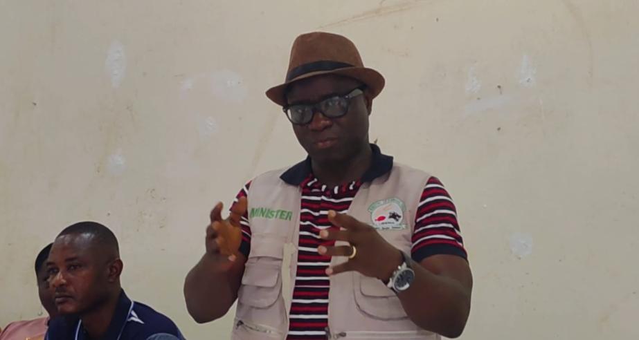“Concern Farmers Association” of Tienii, Tewor District, in a town hall meeting with Dr. J. Alexander Nuetah