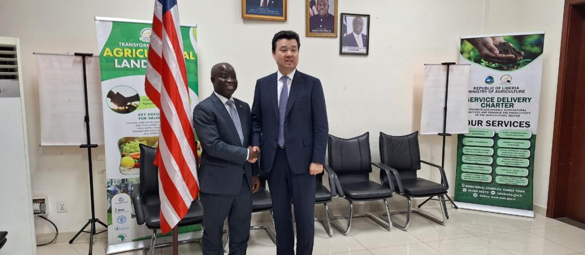 Korean Investment Firm MakeGroup Eyes Major Agricultural Partnership in Liberia