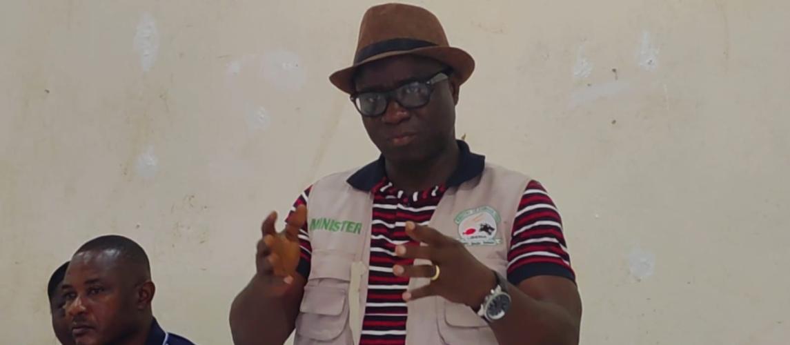 “Concern Farmers Association” of Tienii, Tewor District, in a town hall meeting with Dr. J. Alexander Nuetah