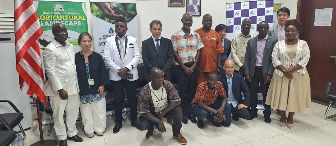 Agriculture Minister Commends JICA’s “Improving Rice Production for Smallholders Project” as It Nears Completion