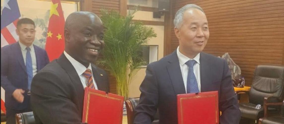 Liberia and China Sign Memorandum of Understanding to Enhance Agricultural Cooperation