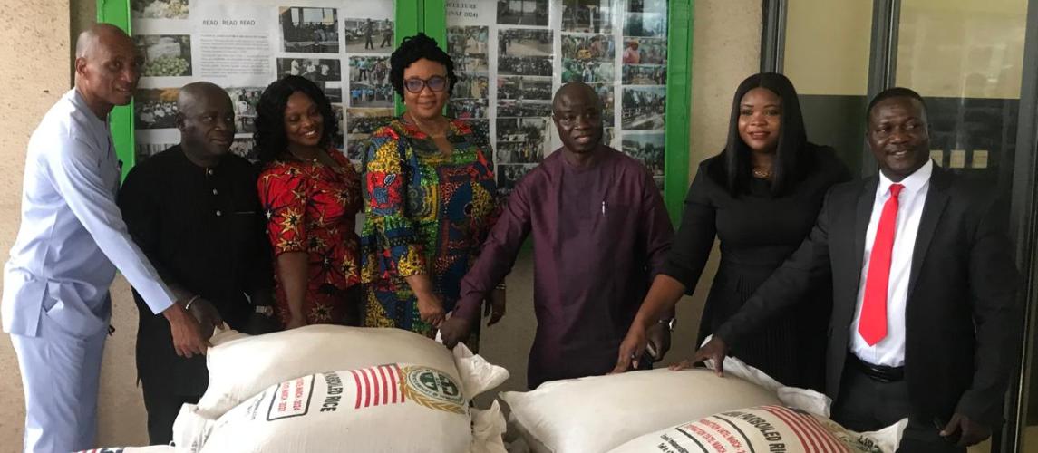 AGRICULTURE MINISTRY DONATES LOCALLY PRODUCED FOOD ITEMS TO SUPPORT HEALTH SECTOR