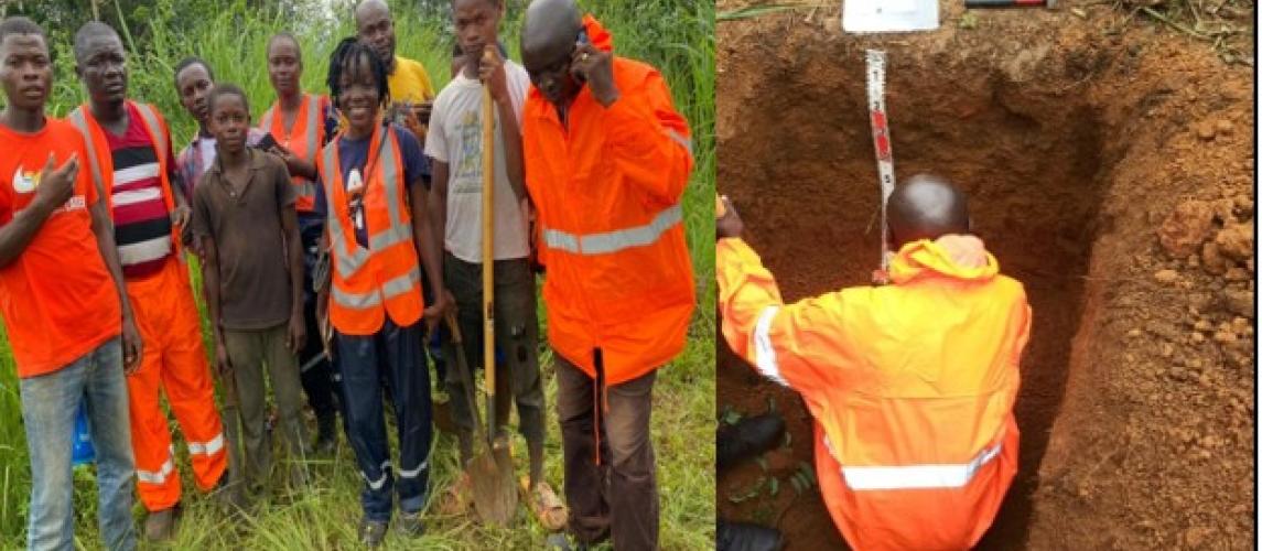Ministry of Agriculture and Partners conduct Soil profiling in Nimba County 