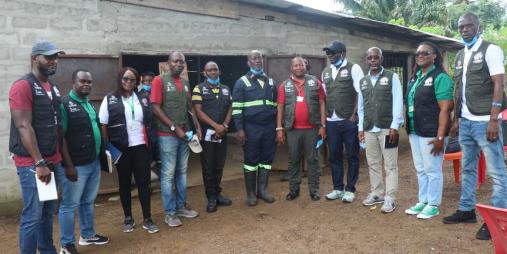 The joint WB and IFAD supervision Mission of the STAR project on a field visit