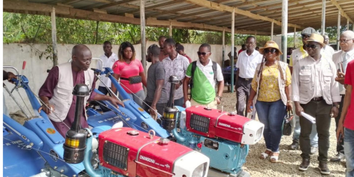 The MOA provided several power tillers, among other equipment, to the UL’s farm