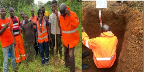 Ministry of Agriculture and Partners conduct Soil profiling in Nimba County 
